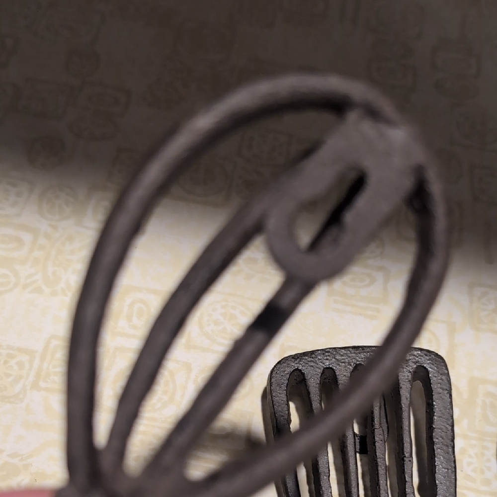 Black Metal Textured Kitchen Utensils Wall Hooks